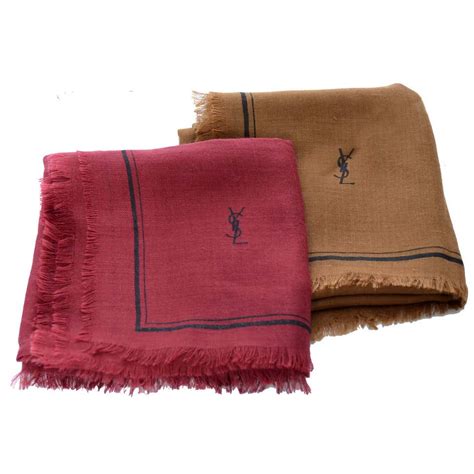 ysl scarf wine|YSL scarf cashmere.